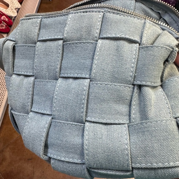 Woven Denim Shoulder Bag - Picture 8 of 8
